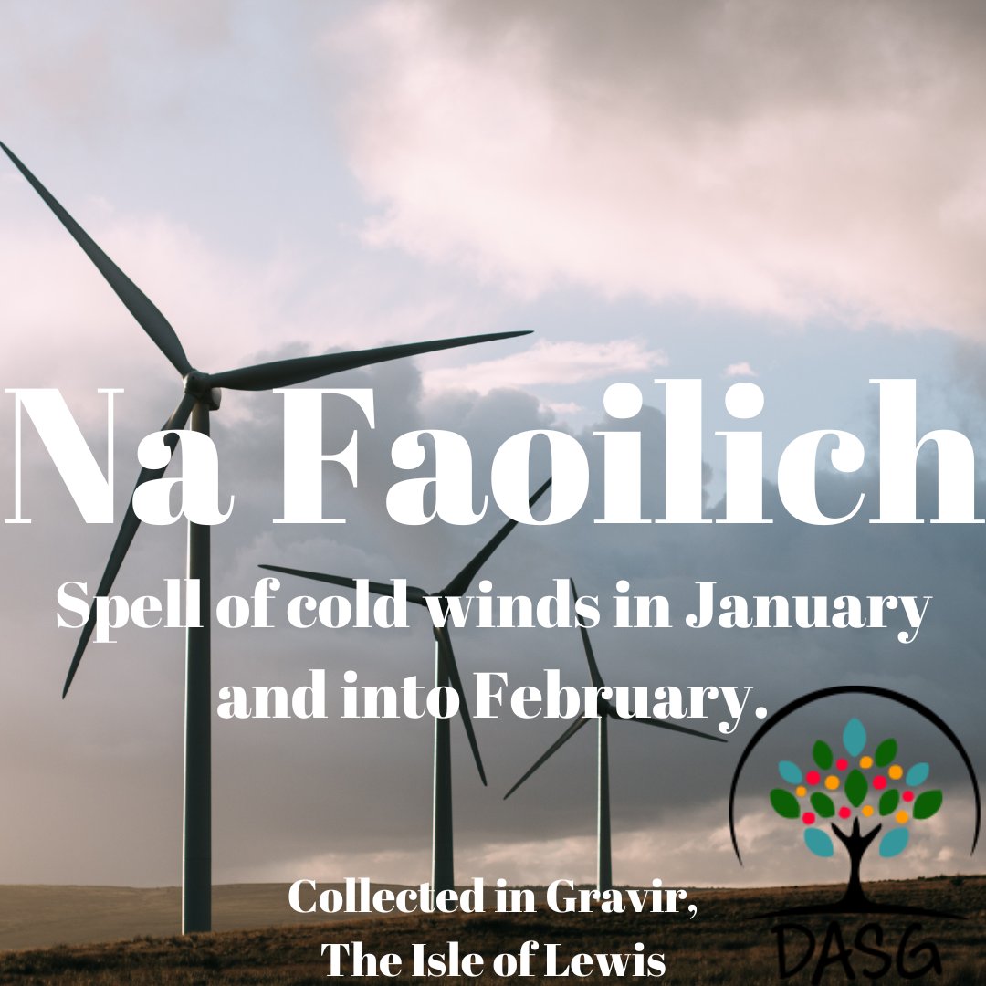 lght.ly/o63gcg5
🌧️
NA FAOILICH - SPELL OF COLD WINDS IN JANUARY, INTO FEBRUARY
🌬️
#NaFaoilich #AmFaoilleach #Geamhradh #Weather #Aimsir #Winter #Sìde
💨
#EileanLeòdhais #IsleofLewis
#Alba #Scotland
#Gàidhlig #Gaelic #ScottishGaelic
#DigitalArchiveofScottishGaelic #DASG