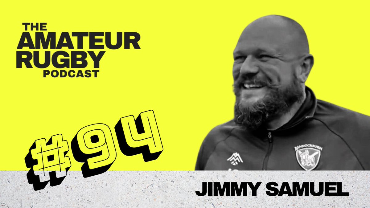 amrugbypodcast: My guest this week is @bannockburnrfc Director of Rugby, Jimmy Samuel.

We dug into @JimmySamueluk's rugby past and what drives him to build teams and environments for people to grow and enjoy the game of rugby.

amateurrugbypodcast.com
…