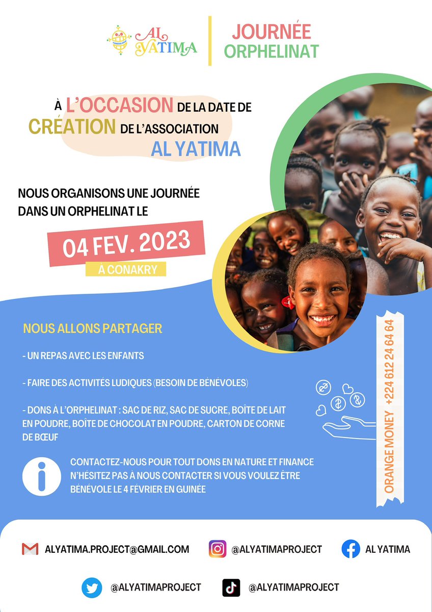 alyatimaproject's tweet photo. Direction la Guinée 🇬🇳 pour Al Yatima https://t.co/vb7vCCaeu5