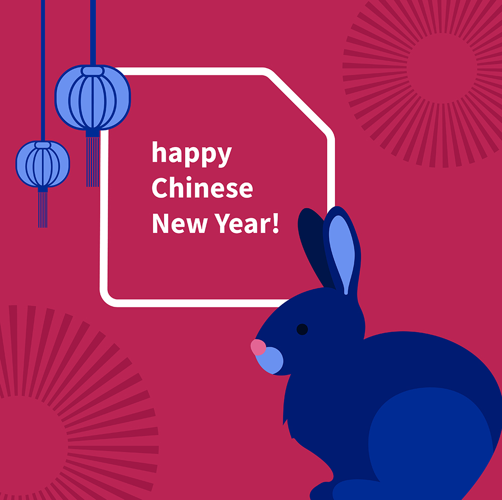 Wishing everyone a very happy Chinese New Year, may you stay safe and sound all year round. 岁岁平安 🐰