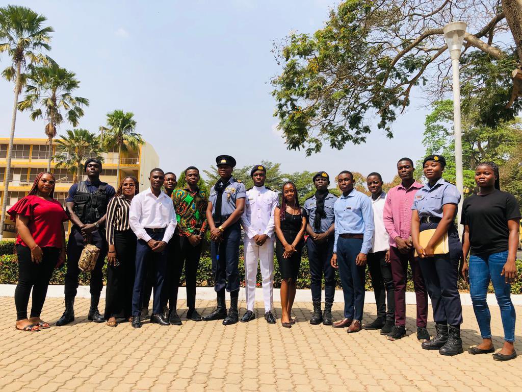 KnustCadet's tweet photo. 🔱20/01/2023🔱
KNUST Fresher’s orientation for AAES and MESA of the College of Engineering consisting of marine and automobile engineering students.
Recruitment by KNUST naval cadet led by CDT. LT (GN) TUNU PIUS DELADEM second in command for independence hall naval cadet corps https://t.co/I72aKHGMk5