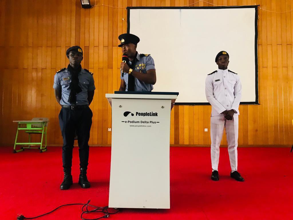 KnustCadet's tweet photo. 🔱20/01/2023🔱
KNUST Fresher’s orientation for AAES and MESA of the College of Engineering consisting of marine and automobile engineering students.
Recruitment by KNUST naval cadet led by CDT. LT (GN) TUNU PIUS DELADEM second in command for independence hall naval cadet corps https://t.co/I72aKHGMk5