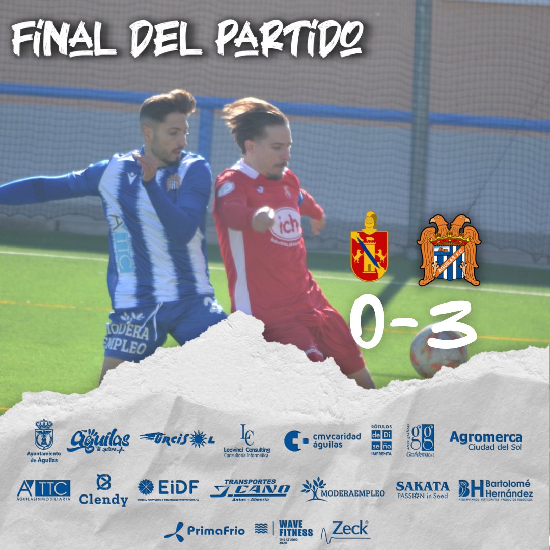 Águilas F.C. (@aguilas_fc) on Twitter photo | FINAL DEL PARTIDO |
⚽️⚽️ @EduSa11es 
⚽️ <a href="/blasito_rcd/">blas alonso</a> 
#VolveremosContigo 💙🤍🦅🦅 | FINAL DEL PARTIDO |
⚽️⚽️ @EduSa11es 
⚽️ <a href="/blasito_rcd/">blas alonso</a> 
#VolveremosContigo 💙🤍🦅🦅