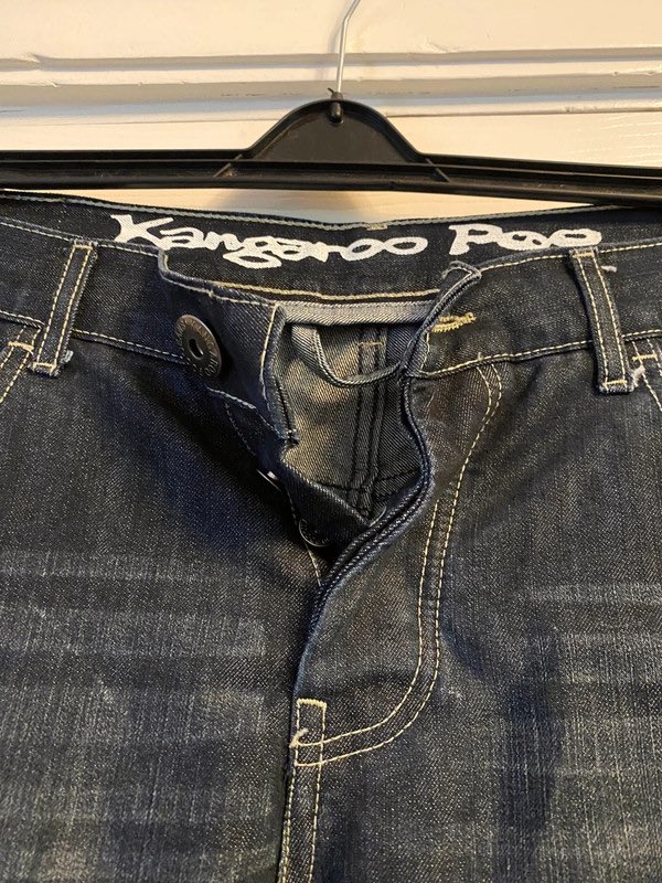 S_MPhotos's tweet photo. Get the Kangaroo Straight fit jeans I’m selling on @VintedUK. Size M for ££10.00! https://t.co/gDGdewUSwA https://t.co/Mye8rG0mMI