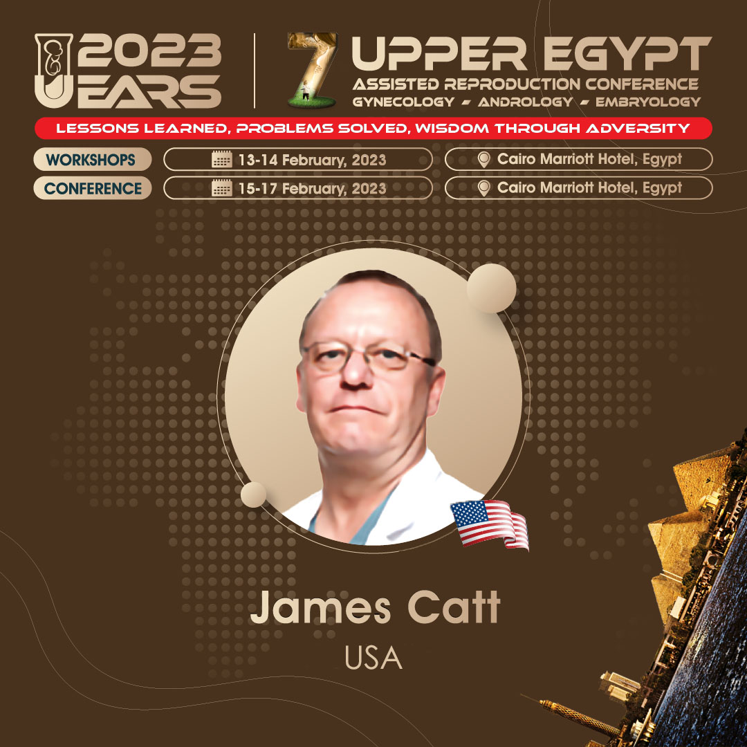 American Experience is awaiting you!
Meet our KOL Expert From USA 
Prof. James Catt

KOL International Speakers Via this link
uears.net/speakers2023.p…

For Details, please Contact
Project Manager: Ms. Yasmin Said
WhatsApp: wa.me/201286211175
#IVF #UEARS2023