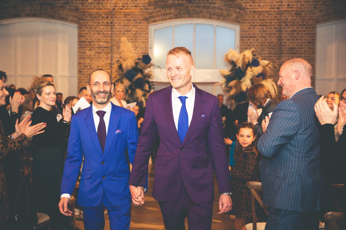 MattCainWriter's tweet image. Our wedding pics are in! And we’re reliving all the joy and excitement of the day! I never thought this would happen to me so it was the most incredible feeling to be surrounded by so much LOVE ❤️❤️❤️

📸 Joseph Scanlon Photography

#gaywedding #loveislove #lovewins