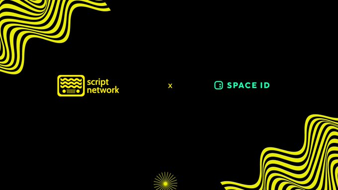 pulsar5991's tweet photo. Script Network announced the partnership @spaceid
#scriptpresale https://t.co/YchrqcC9m0