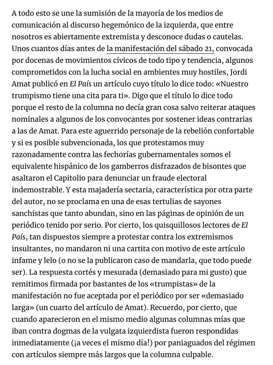 cayetanaAT's tweet photo. La inteligencia y libertad de Fernando Savater.

Hoy escribe esto en ⁦@TheObjective_es⁩

https://t.co/v9VSCD31l7 https://t.co/rsLxGiPTzq