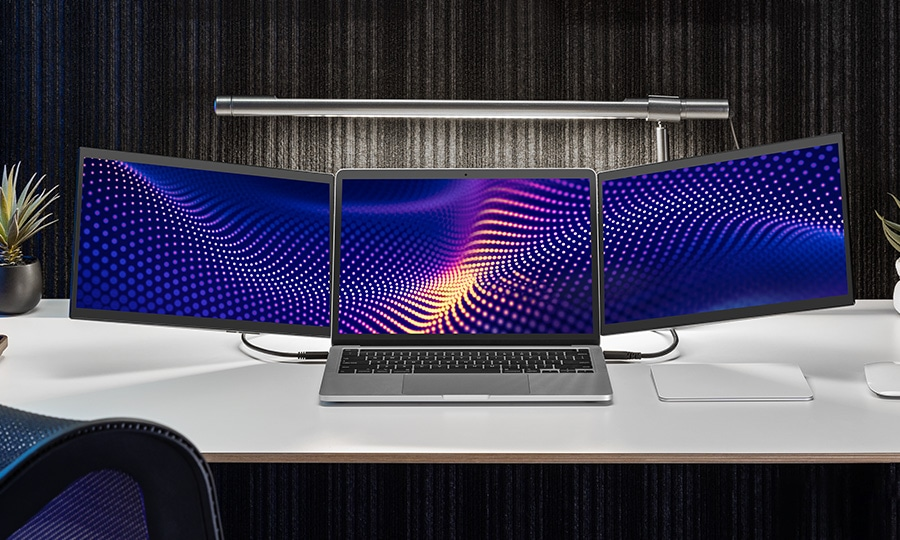 NicolesChoice1's tweet image. Ends 1/26
#WIn FREE ultra-sleek $1,000+ Swivel Pro TRIPLE MONITOR from SideTrak! wn.nr/rsyBkj

#free #triplemonitor #monitor #computermonitor #giveaway