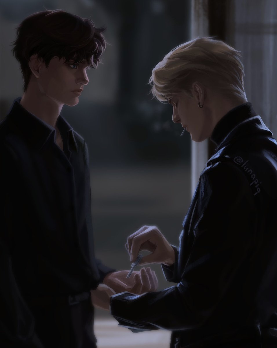lunapiqs's tweet photo. Thinking about what the first drawing of the year with foxes I would like to create — I immediately remembered the scene with the keys 🤧
key, home. part 1
#andreil #aftg #neiljosten #andrewminyard https://t.co/Veof61OFCl