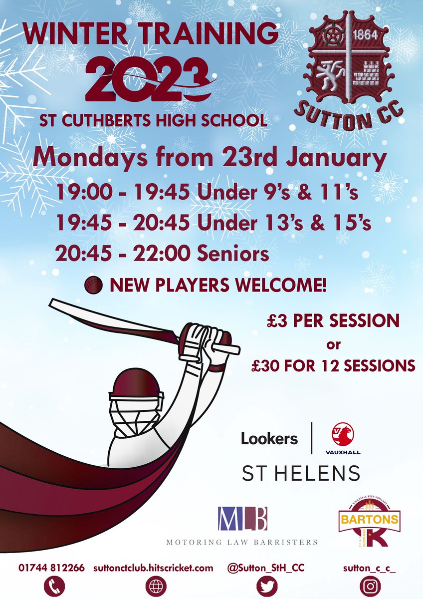 Sutton_StH_CC's tweet photo. Only 1 more day to wait until we are back at it and working hard to prepare for the 2023 season.

Looking forward to seeing everyone blowing off the cobwebs both old and new

#sharks https://t.co/biSobtwqXT