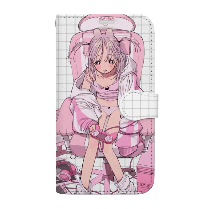 SUZURIにこちらのイラストを使用したグッズや服を7点ほど追加しましたUSAPYONかわいい〜買おう購入  