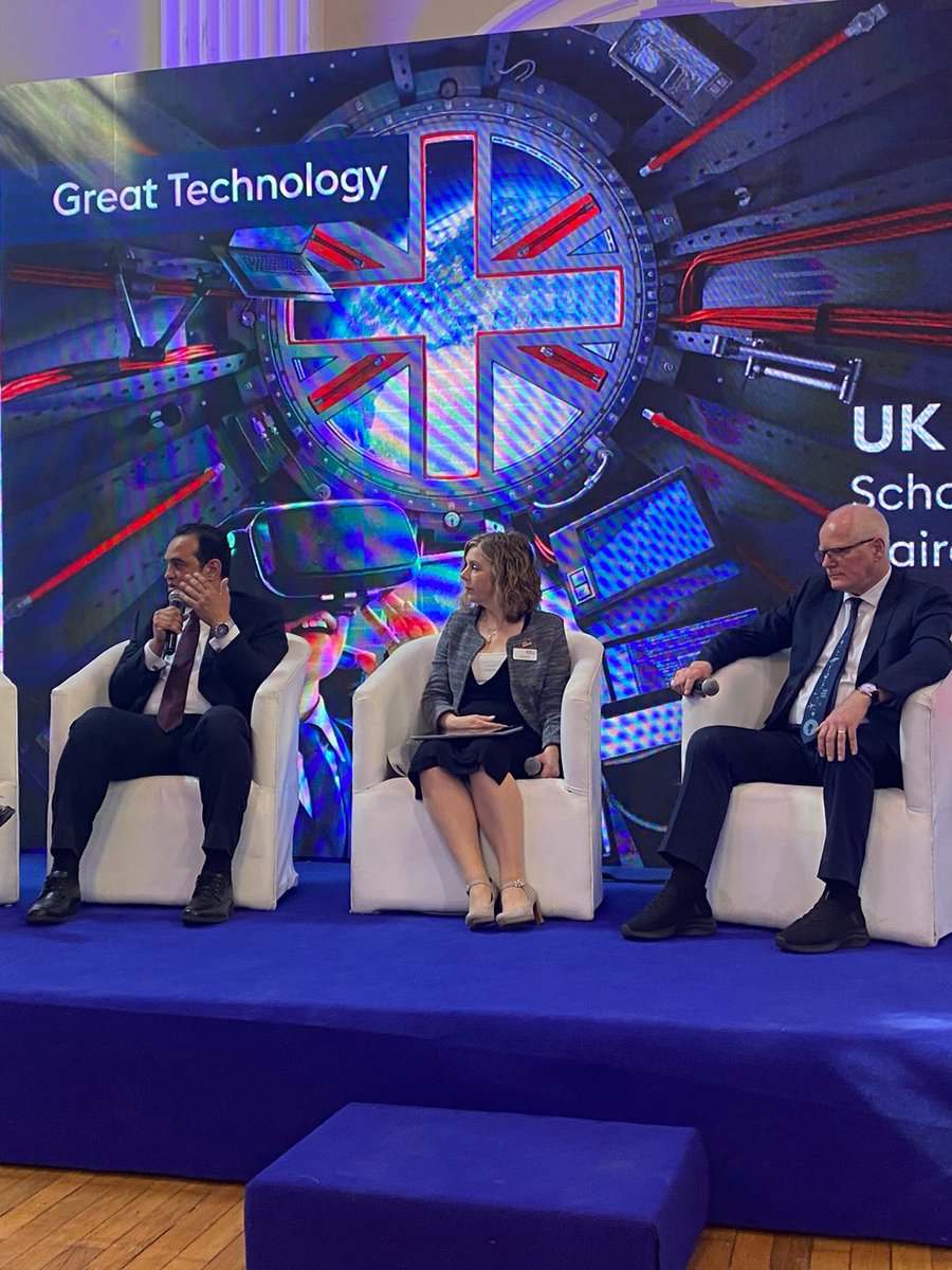 Deputy Director General @marketingjulia took part in a panel on the evolution of EdTech at today’s EdTech showcase event <a href="/UKinEgypt/">UK in Egypt</a>