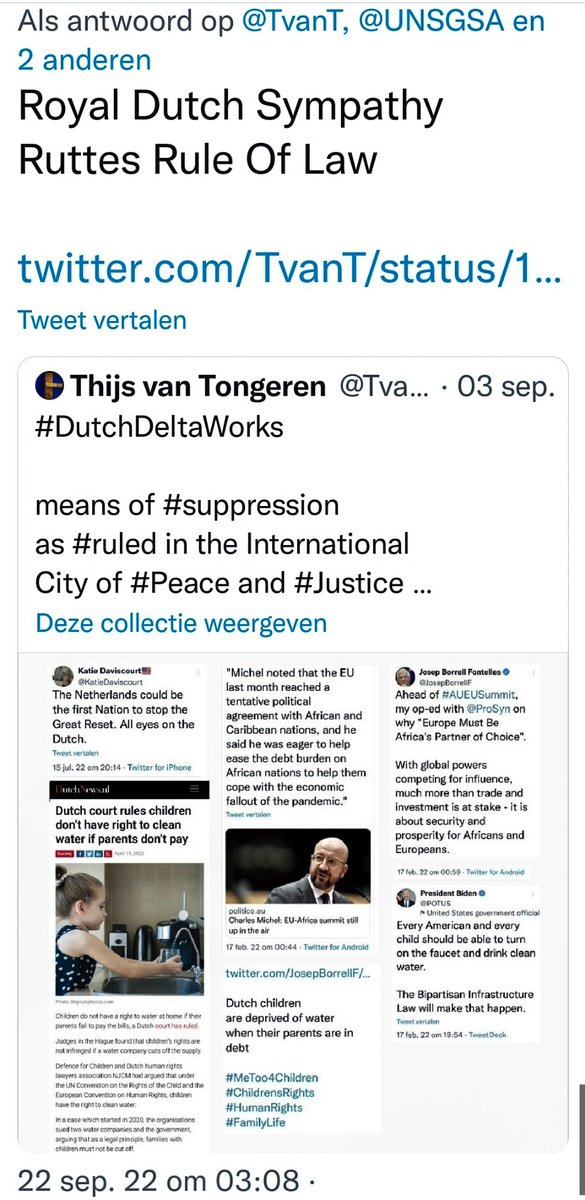 TvanT's tweet photo. @azania1023 that apartheid is commercial practice under another name doesnt change the attitudes
of these more equal animals amongst us

https://t.co/g24BwO2Syq

Dutch court rules children dont have right to clean water if parents dont (cant) pay

What does @eucopresident
make eager to help https://t.co/Y6Aieznm3P