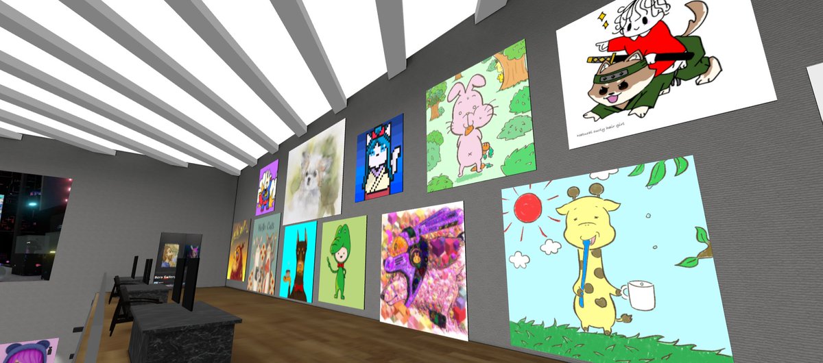 【拡散希望！！】

☆日本人クリエイター限定NFT美術館 OPEN！！☆

「日本人が描くアートの魅力・凄さを、もっと世界に広めたい！」

　展示総数は約190点（日本発PJ、個人クリエイター）

　日本の魅力、もっと世界に届けっ！

　遊びに来てね☆

　美術館入口→oncyber.io/spaces/cOknscw…