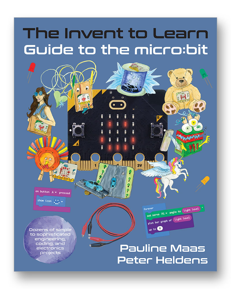 Hartstistikke leuk en volledig boek van @4pip en @PeterHeldens over de #microbit. Invent to Learn Guide to the micro:bit. 'The ultimate micro:bit bible' was beter titel geweest! codekids.nl/the-invent-to-…