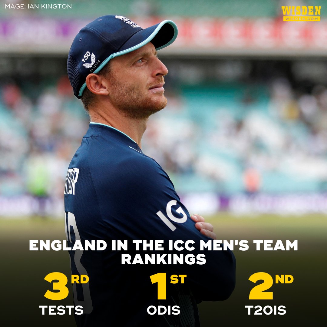 After India's win over New Zealand yesterday, England are the new No.1 ranked men's ODI side in the world 🎉

They are now ranked in the top three in all three formats.

#INDvNZ