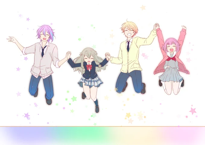手を繋いで☆彡
#prsk_FA 