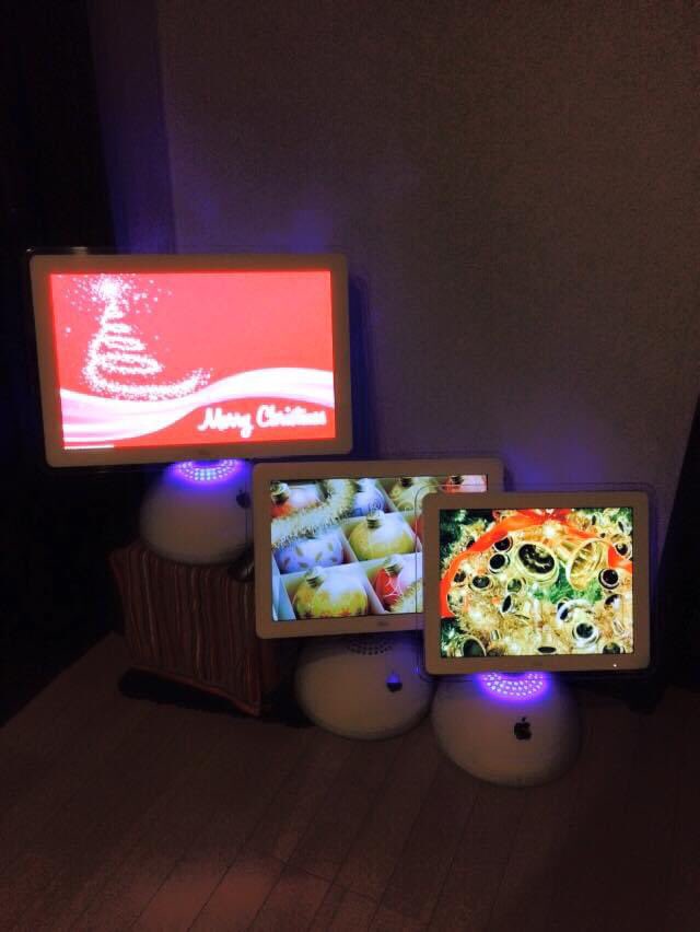 laundry038_yas's tweet image. 只々、大福(iMac G4)を愛でる休日♪
#iMacG4