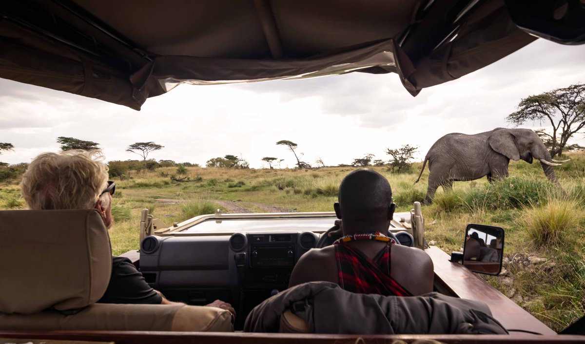 richardbranson's tweet photo. A beautiful moment at Mahali Mzuri in Kenya. @VirginLimitedEd https://t.co/Q34rozb4Lv