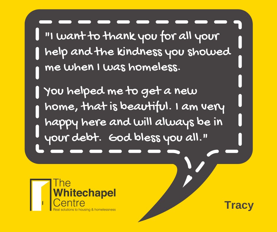 We helped Tracy when her health issues meant her home was no longer suitable.  We found a fully accessible 2 bedroom flat &amp; negotiated an exemption from the bedroom tax so her family carers can stay overnight with her. 

#independentliving #housing #Liverpool #endhomelessness