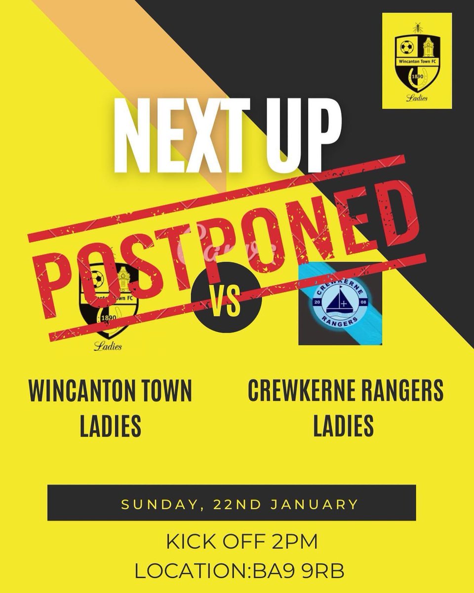 Unfortunately the weather is not on our side again. Todays game is off due to a frozen pitch 😢 
We will be back next week (hopefully!) 
#matchoff #postponed #football #ladiesfootball #wtlfc