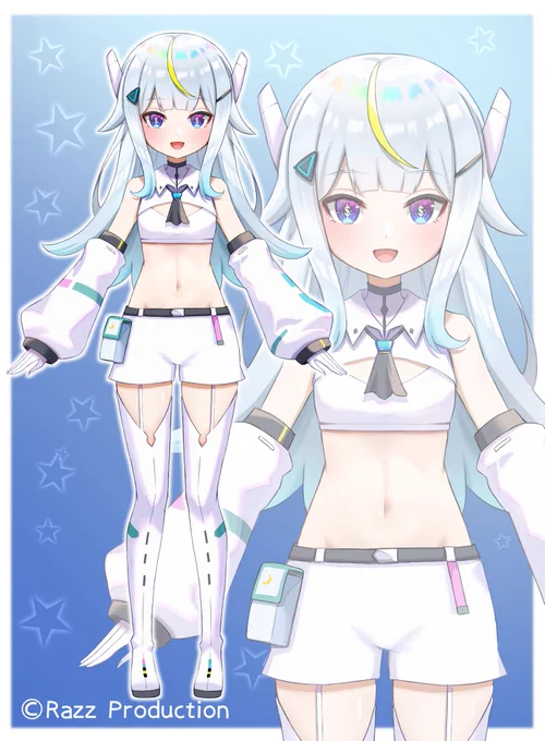 Razzプロダクション所属 限界突破マネェネ$さんの立ち絵を担当させて頂きましたライブ配信アプリIRIAMからデビュー予定ですどうぞよろしくお願いします#IRIAM #ラズプロ #立ち絵 