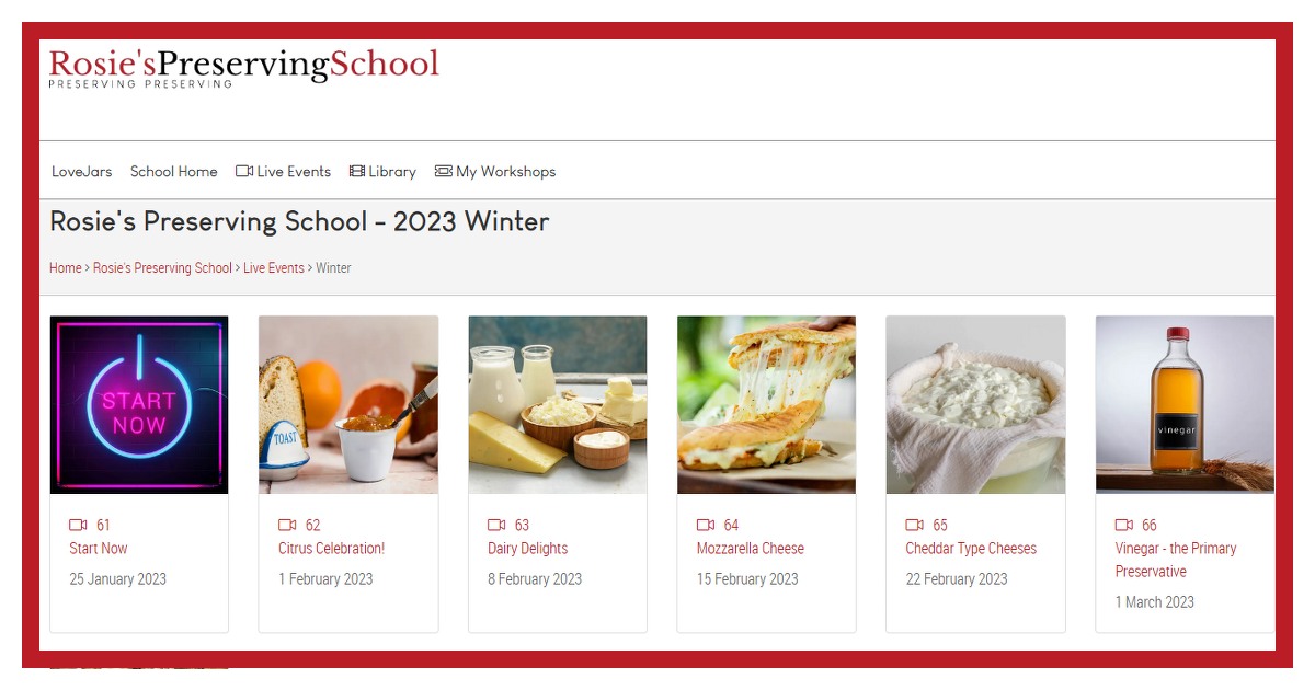 Winter Season at Rosie's Preserving School starts this week.
 
You can Sign Up for the first free workshop or book the complete seaosn of 7 workshops at the discounted rate of £60
 
Find out more here
lovejars.co.uk/rosies-preserv…

#rosiespreservingschool
#preserving