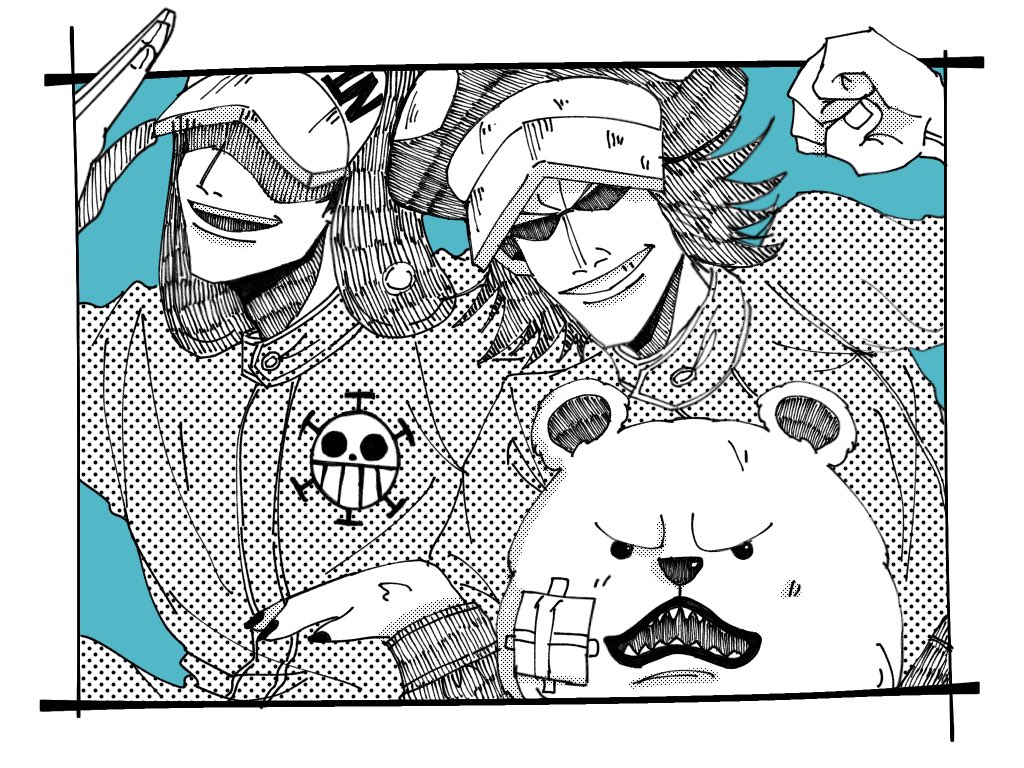 tanuking916's tweet photo. めちゃくちゃ久々にONE PIECE復習してたらハートの海賊団に沼った。
何このクルーたち。
可愛すぎんだろアイアイ。

#ワンピース 
#ONEPIECE 
#ハートの海賊団
#イラスト 
#ワンピース好きさんと繋がりたい https://t.co/AcJrXhTkGN
