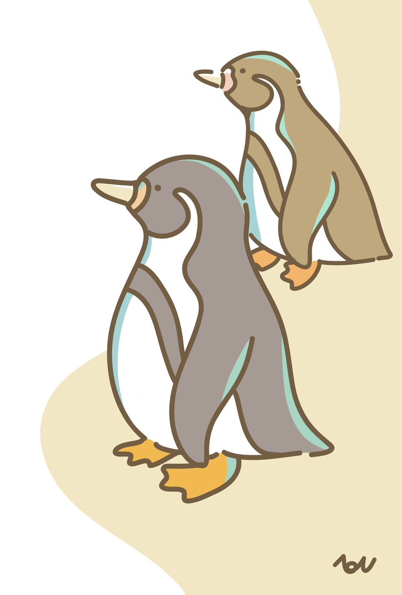 「向こう側。 」|ペンギンラッシュのイラスト
