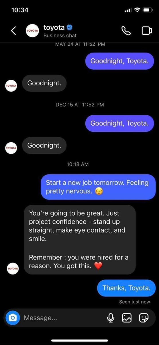 remmaghari_'s tweet photo. ily toyota youre v supportive https://t.co/ueyCxelful