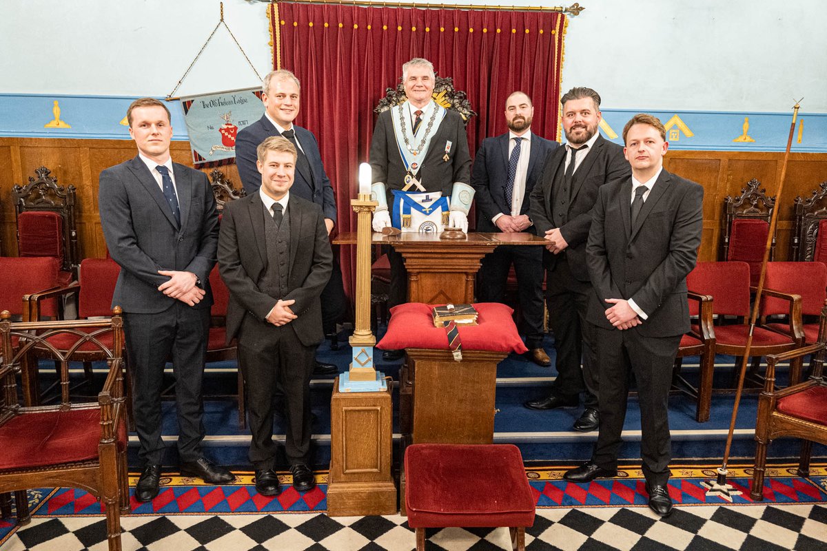 We had a good white table night at the Old Heleans. It is great to see some younger members coming forwards as prospective members to Free Masonry.