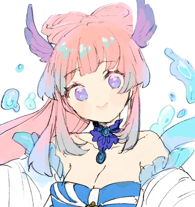 色塗り力尽きちゃったここみ 
