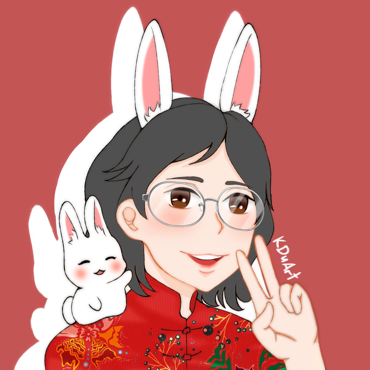 Happy Chinese New Year! 🎇🐇

Btw, Rabbit is my chinese zodiac~ 🫶🏻

 #chinesenewyear2023 #yearoftherabbit #rabbit2023 #kungheifatchoi #chinesenewyear #lunarnewyear #art #drawing #digitalart #rabbit #CNY #ArtistOnTwitter