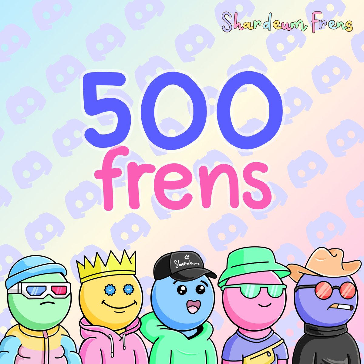FrensGangNFT's tweet photo. Frens gang going strong 💪

Now we have 500+ frens in our discord family 🫰

If you haven't already, join now👇
https://t.co/7kx4ly8SRB

Let's make it happen🌈 https://t.co/XHhJnuXYIu