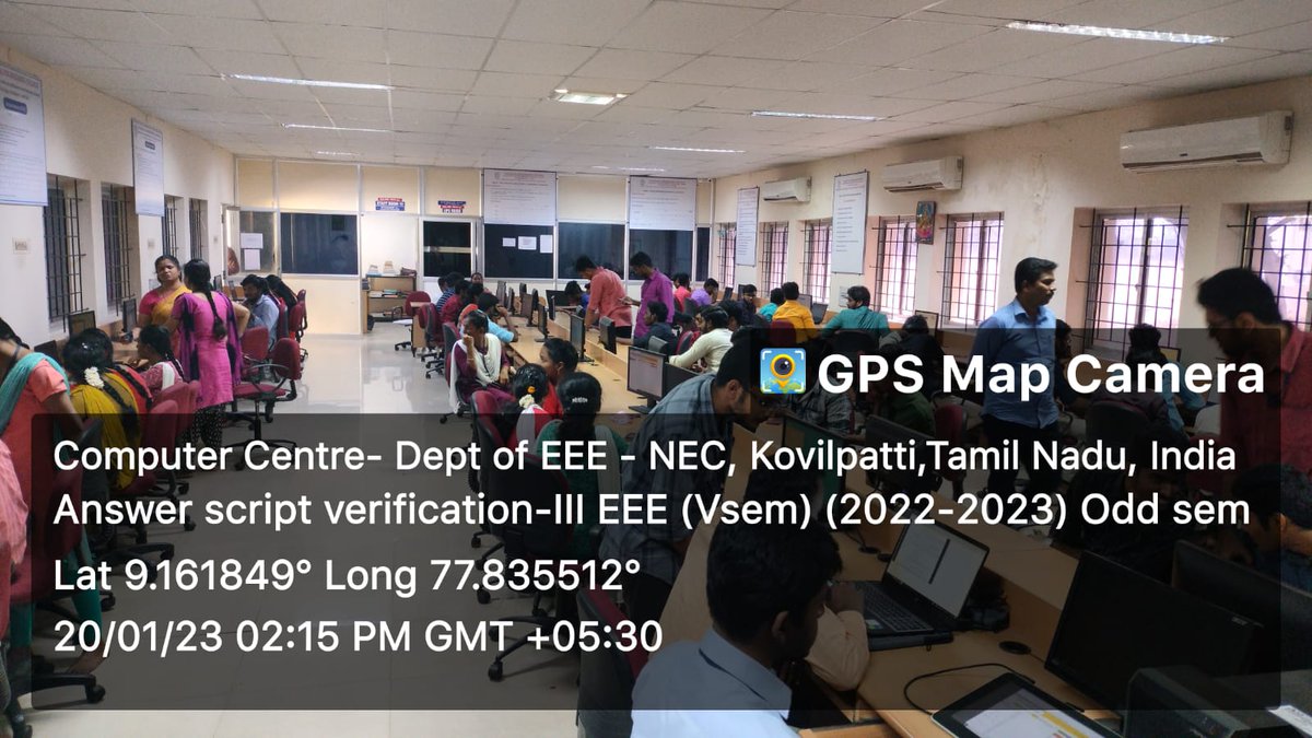 hod_eee_nec's tweet photo. End Semester Paper Verification by IIl year EEE...!!
@NECKVP  
#ThinkEEEthinkNEC #necplacement #NECAlumni #Nationalengineeringcollege #engineeringcollege #kovilpatti #tuticorin #tirunelveli #kanyakumari #tamilnadu #placement2023 #engineeringadmission2022 #endsemester #Autonomous https://t.co/rg2umgdufl