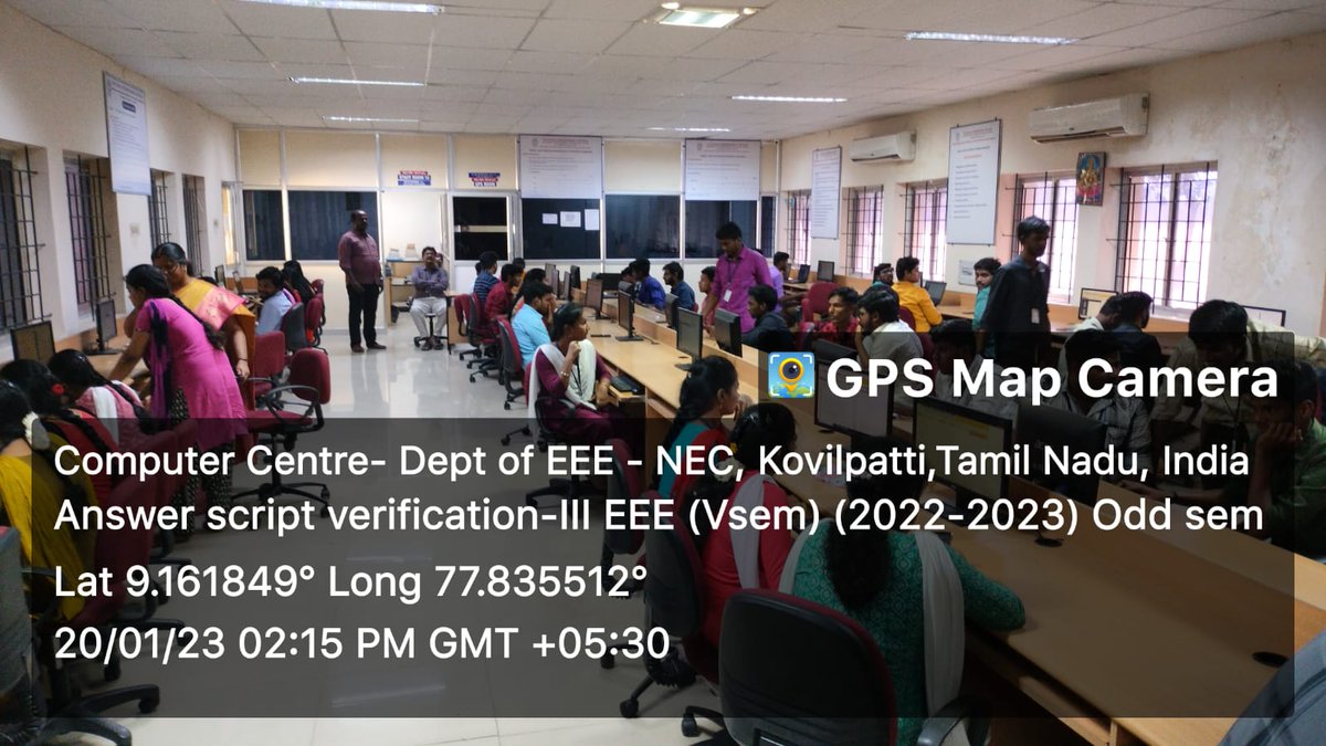 hod_eee_nec's tweet photo. End Semester Paper Verification by IIl year EEE...!!
@NECKVP  
#ThinkEEEthinkNEC #necplacement #NECAlumni #Nationalengineeringcollege #engineeringcollege #kovilpatti #tuticorin #tirunelveli #kanyakumari #tamilnadu #placement2023 #engineeringadmission2022 #endsemester #Autonomous https://t.co/rg2umgdufl