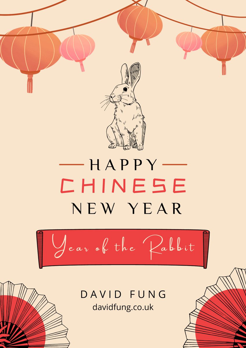 Happy Chinese New Year 2023! 
🐇🎩

#YearOfTheRabbit #ChineseNewYear #ChineseNewYear2023 #LunarNewYear