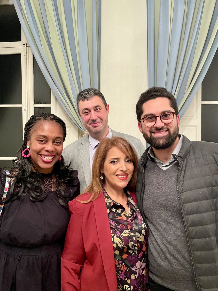 KeltoumRochdi's tweet photo. Vœux de @AssoElusFrance hier avec @Ettazaoui27 à Evreux. Plus de 150 élus ensemble autour de la #fraternité et de la #réconciliation républicaine:rétrospective 2022, projets 2023 dont le #handitour ,partenariats, #formation des #élus, …plus qu’une asso, un état d’esprit. https://t.co/JLCceI2bhy
