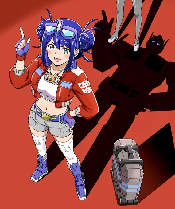 コトブキヤのトランスフォーマー美少女シリーズ、コンボイのフィギュアが今月発売されますね。非常に楽しみです。 #Transformers 