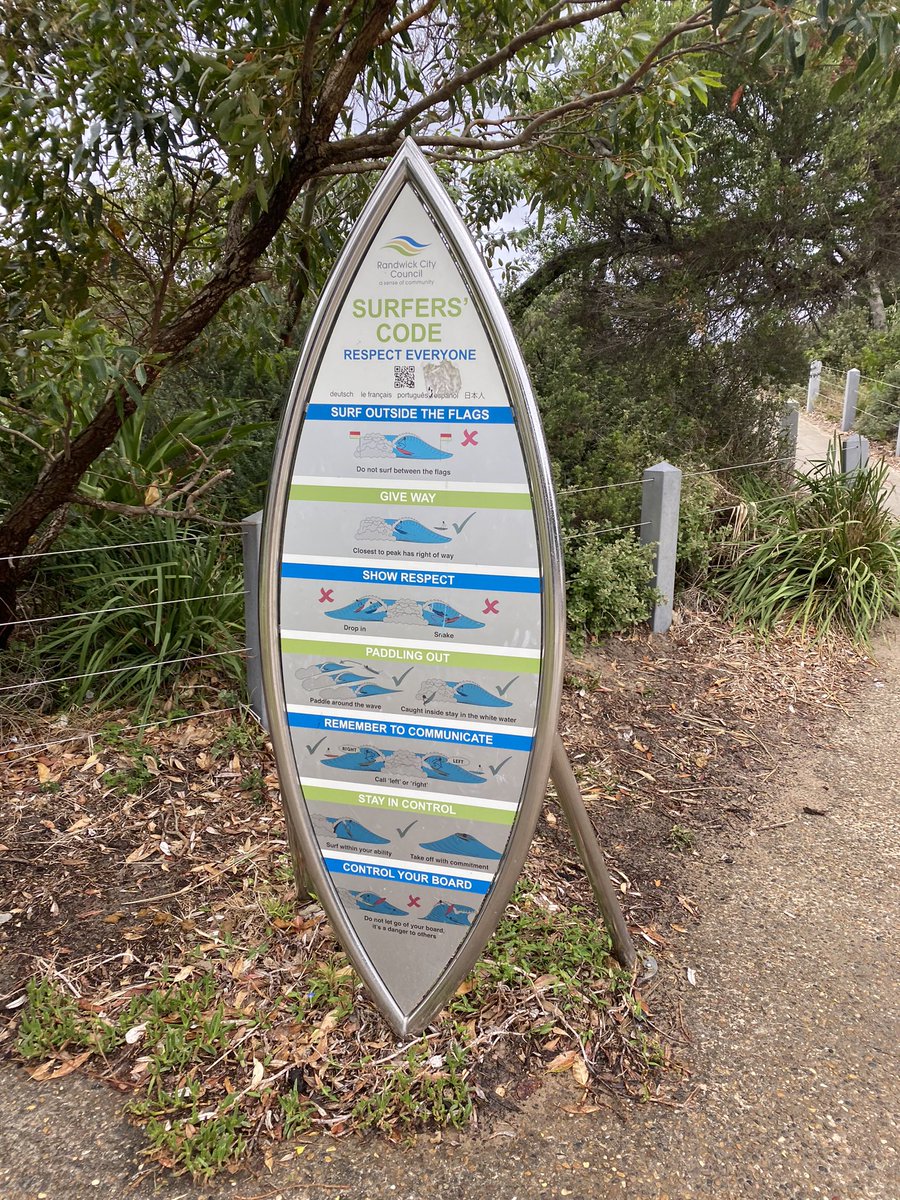 kenar_unsw's tweet photo. Came across this Surfers’ Code at Maroubra beach during our field trip! Reminder: Be aware of the flags and signs that surround us on the beach. Make sure to swim between the red and yellow flags and if you get pulled by the current, swim parallel with land, never go against it. https://t.co/ki3NXPeGNN