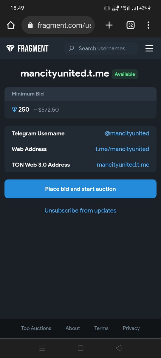 Woww $500 🤑 <a href="/ManCity/">Manchester City</a> 

fragment.com/username/manci…