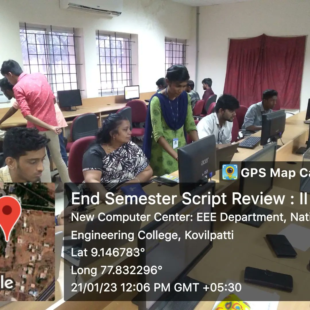 hod_eee_nec's tweet photo. End Semester Paper Verification by II year EEE...!!
@NECKVP   
#ThinkEEEthinkNEC #necplacement #NECAlumni #Nationalengineeringcollege #engineeringcollege #kovilpatti #tuticorin #tirunelveli #kanyakumari #tamilnadu #placement2023 #engineeringadmission2022 #endsemester #autonomous https://t.co/UWQYBCwcZT