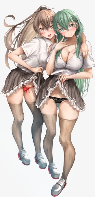 熊野・鈴谷、筑摩、足柄(リアル風) 
が通ります～
#TLに深刻な重巡洋艦不足 