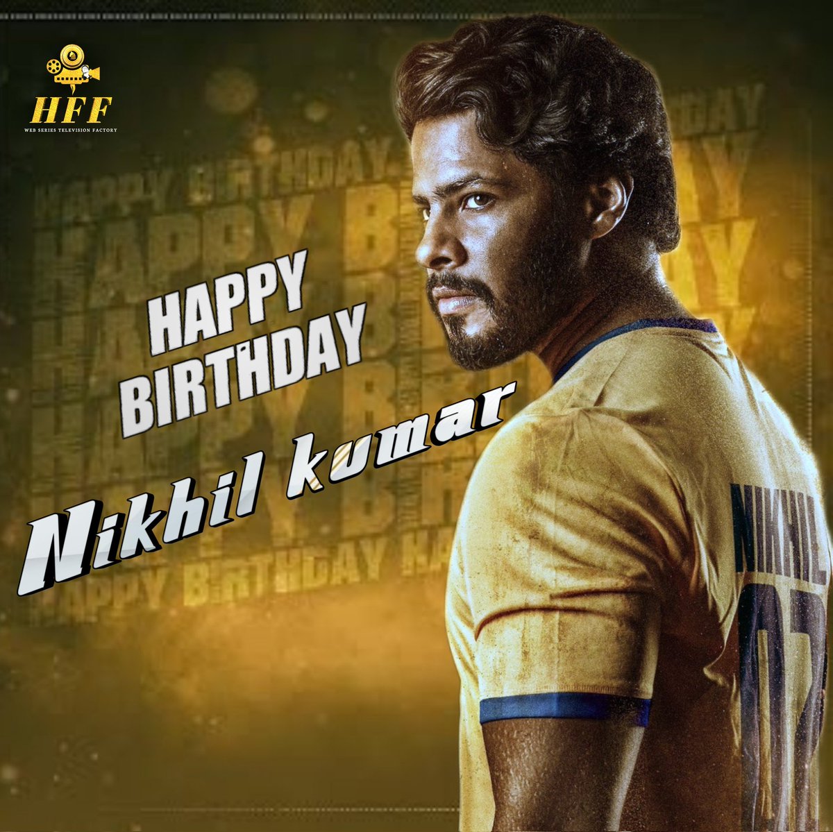 Wishing our #Nikhil kumar a very Happy Birthday 🎂 
Delighted to Announce #NK04 💥💥💥
#horsefilmsfactory #HFF #hff #horseproductions

@Nikhil_Kumar_k @MANUNAG4 #GManoharan @kp_sreekanth @laharifilm @enterrtainers @shivanandiFilms @laharimusic #NaveenManoharan