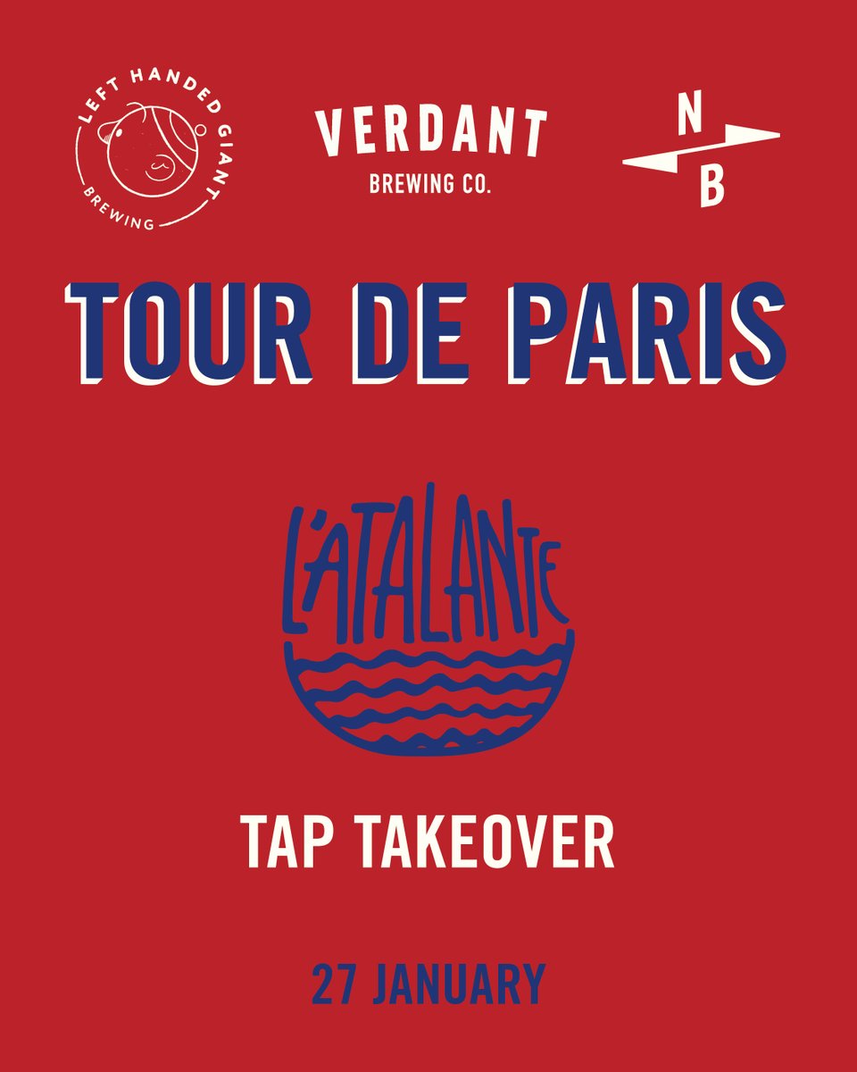 <a href="/LHGBrewingco/">Left Handed Giant</a> <a href="/NorthBrewCo/">North Brewing Co</a> We will be brewing a collab beer with our friends <a href="/fauvebiere/">Fauve Craft Bière 🍻</a> followed by a TTO at their brewpub in the 11th arrondissement. And the next day, we do it all over again with another TTO, at Atalante Bar (19th arrondissement). 

A bientôt 🍻