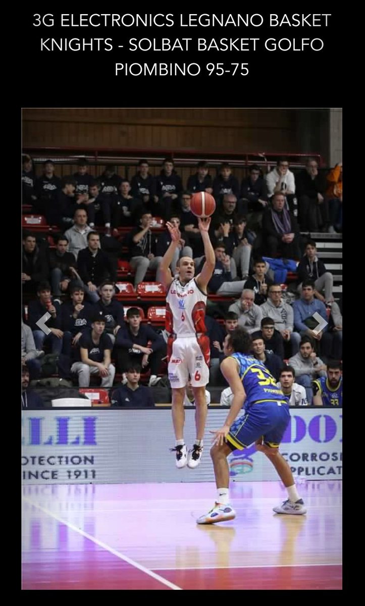 donelli1911's tweet photo. Complimenti ai @LegnanoBasket #Knights per la splendida partita e l'importante vittoria!
Bel clima di sport e festa grazie anche alla squadra ed ai tifosi ospiti.
Felici di supportarvi anche questa stagione, #GoKnights! https://t.co/MU2Ux3Jhig