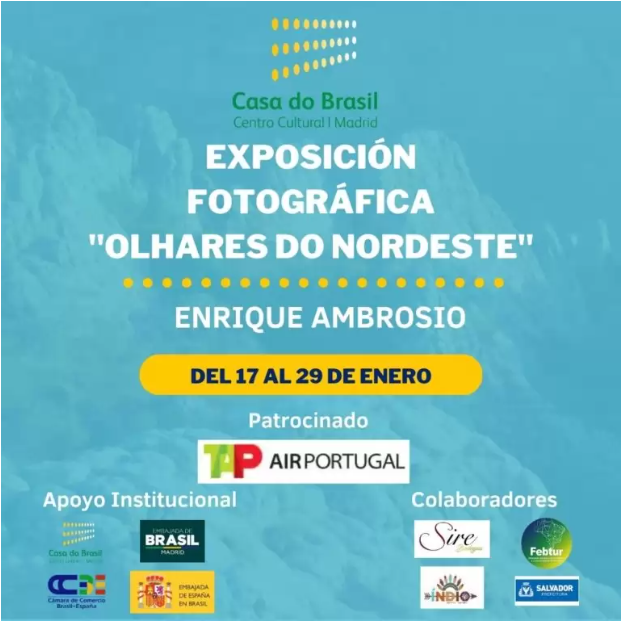 ASPMADRID's tweet photo. La presidenta @SnchezToni1 y vocal de comunicación @lolamillanc de ASPM acudieron a la inauguración de la exposición fotográfica «Miradas Nordestinas» en la @casadobrasil_es, con la asistencia del Embajador de Brasil y del CEO de @tapairportugal.
https://t.co/EVpbcfIiXf https://t.co/Io5TdPkKvc