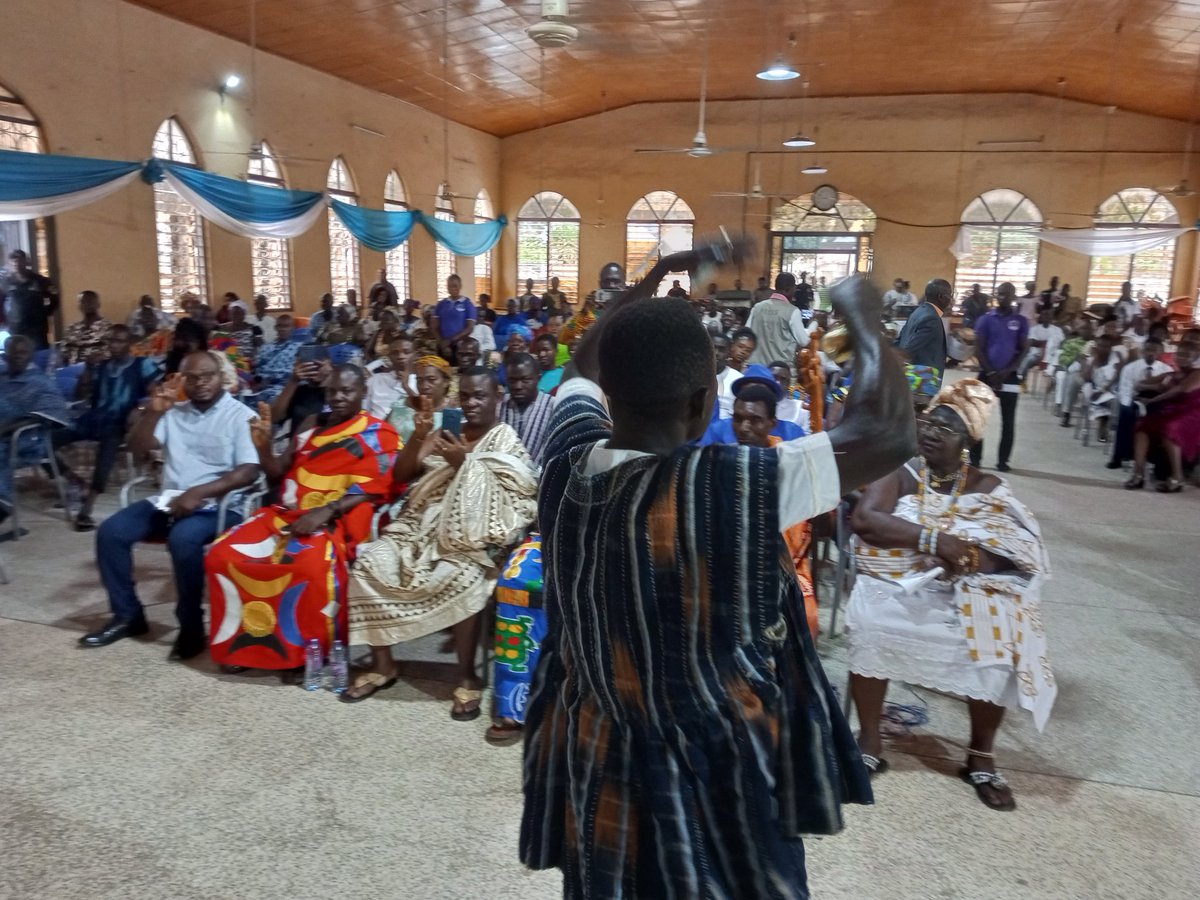 Adeakye1's tweet photo. The traditional Obonu drummers performance at the Angmortey Yohuno Foundation #AYF https://t.co/mYg5n5fVKg