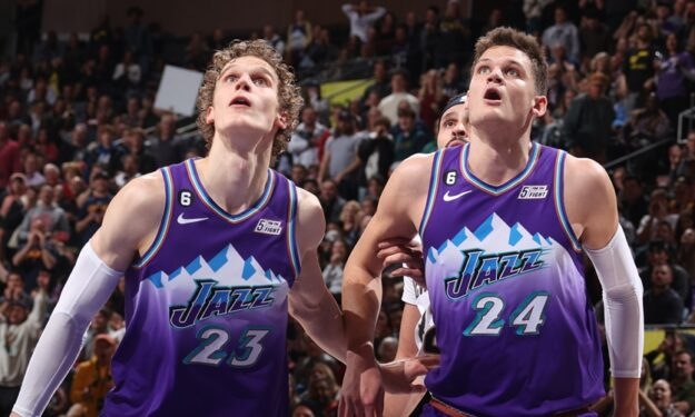 lockerroom_nba's tweet photo. Le Jazz a plusieurs joueurs intéressants. Ils ont déclaré être ouverts aux offres pour tout le monde sauf Kessler et Markkanen, l’avenir est misé sur eux. Cependant, Clarkson, Beasley, Conley et d’autres, ne sont pas à l’abri d’un déménagement d’ici le 9 février. https://t.co/8QeSjdjsMa